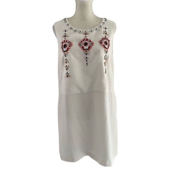 Banana Republic beaded sleeveless tunic size medium - Picture 1 of 9